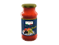 Bocal de sauce tomate aux olives, ail et câpres, étiqueté 'Sugo alle Olive' 350g.