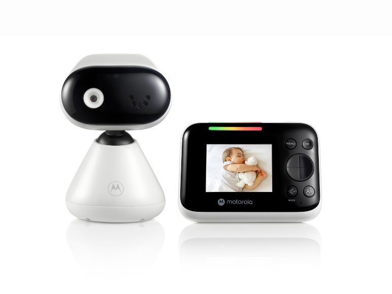 Babyphone Motorola avec caméra et écran.