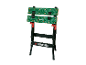  établi pliable Parkside avec deux plateaux de travail.