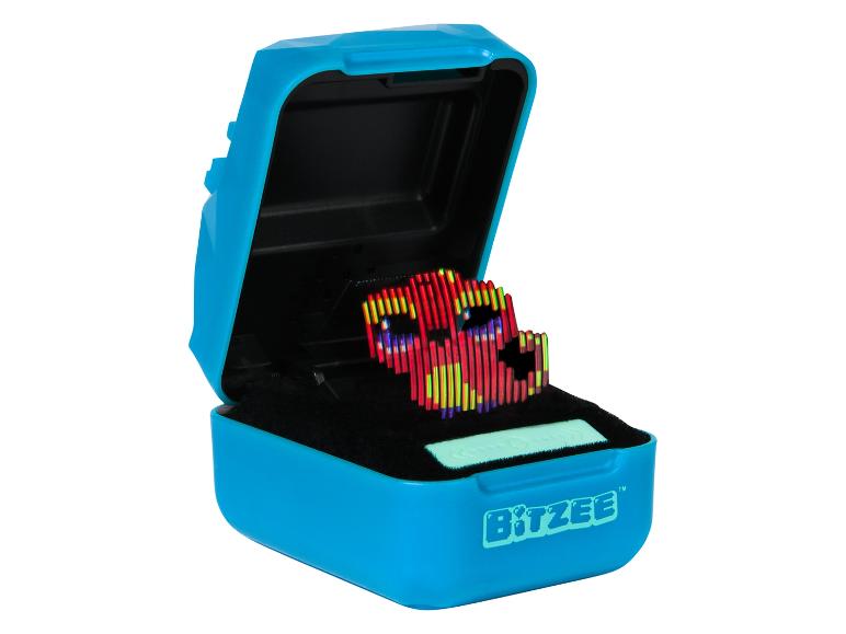 Animal de compagnie numérique Bitzee dans un conteneur bleu ouvert