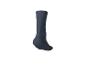 Chaussette unie bleu foncé sur fond blanc