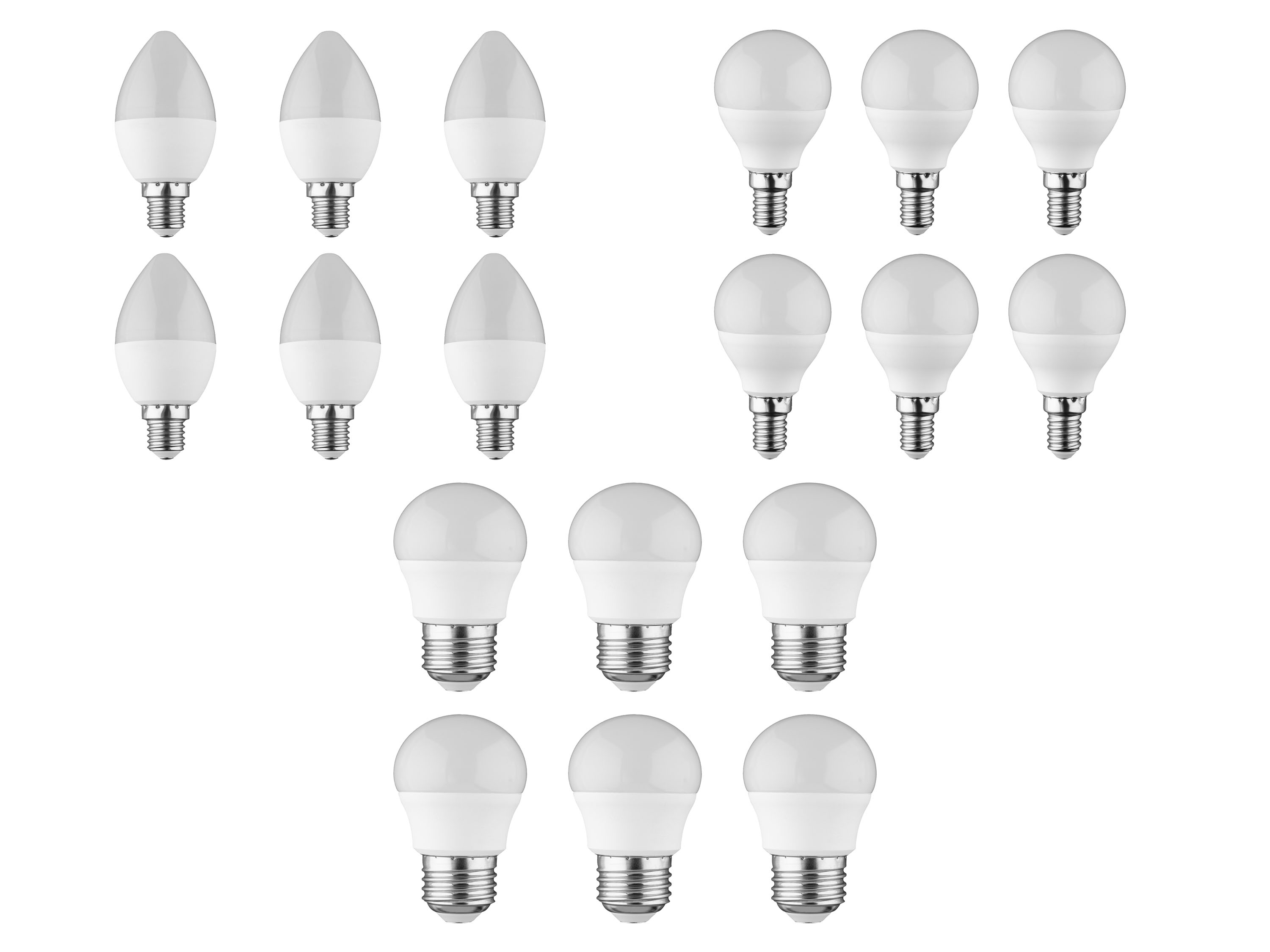 LIVARNO home Lot de 6 ampoules LED, 3 W