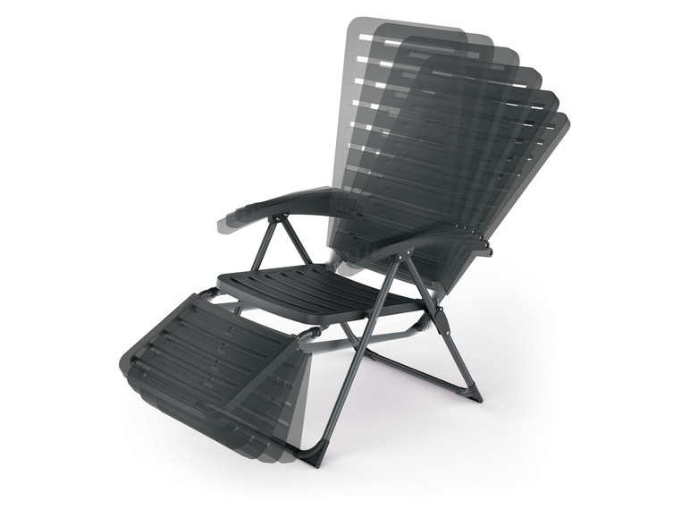 Aller en mode plein écran : LIVARNO home Chaise relax pliante réglable en 6 positions - Image 3