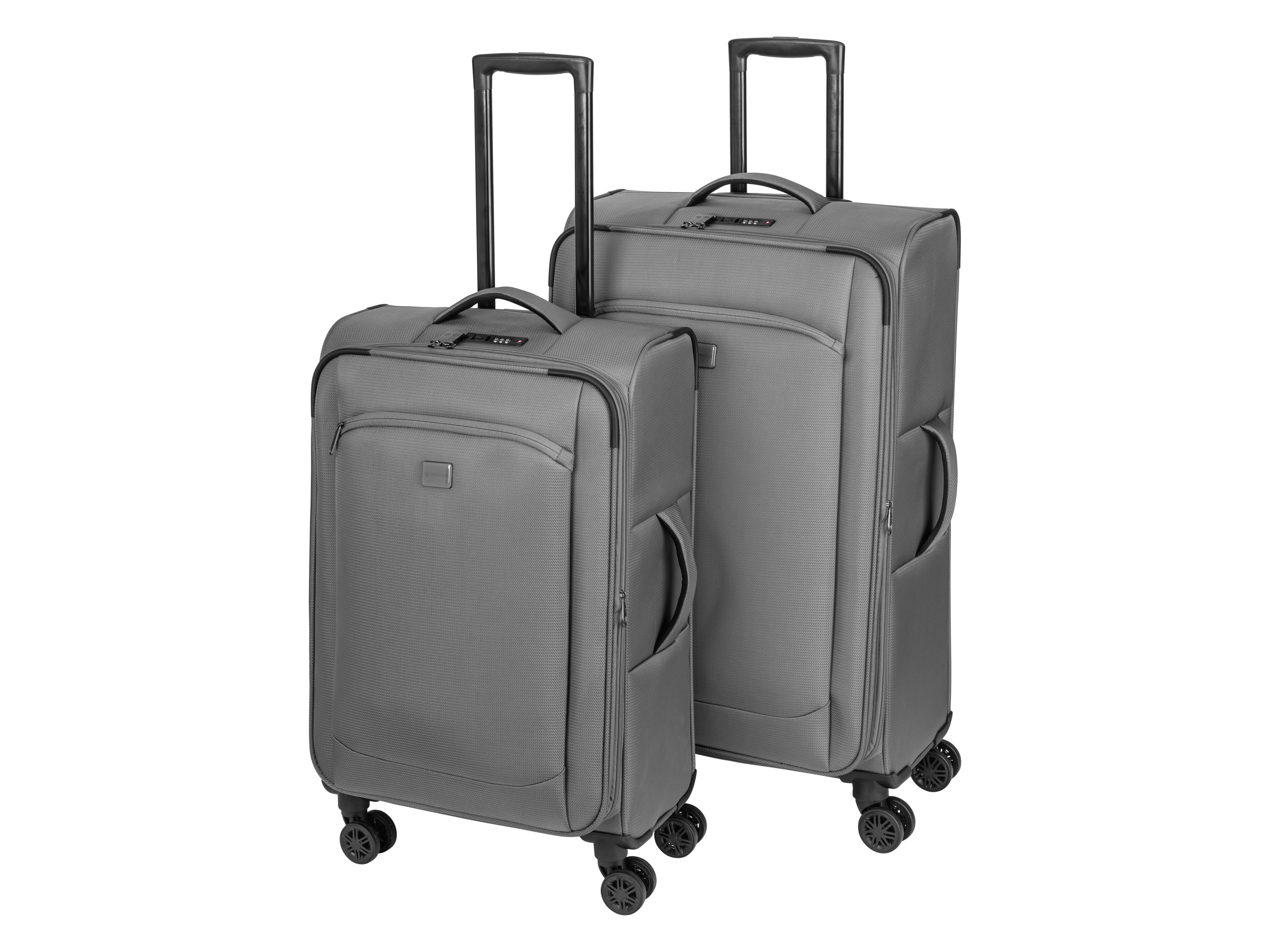 TOPMOVE® Set de 2 valises à roulettes extensibles, 96-108 L et 62-69 L