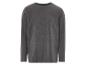 Un sweat-shirt en polaire gris à manches longues.