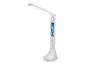 Lampe de bureau LED avec horloge et thermomètre intégrés.
