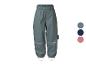 Pantalon imperméable pour enfant en vert sarcelle avec bandes réfléchissantes et étriers