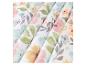 Tissus fleuris pastel : draps et housses.