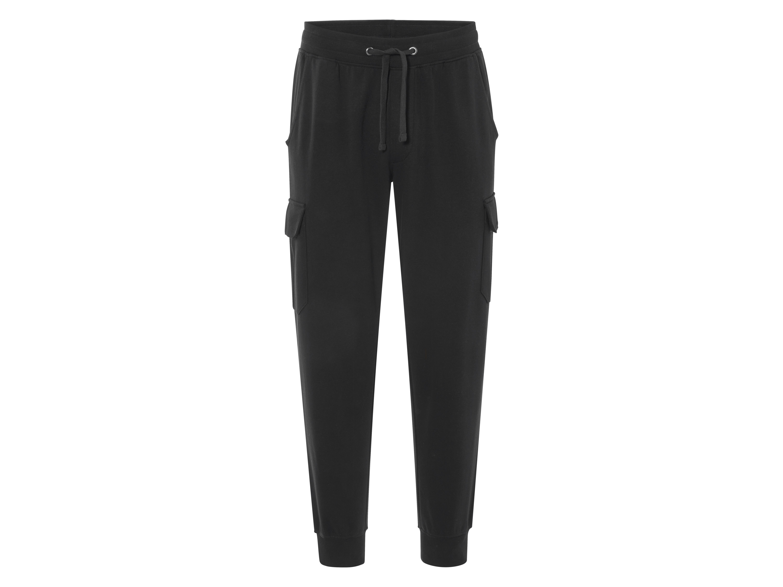 LIVERGY® Pantalon de jogging homme avec poches cargo et fermeture velcro (noir, S)