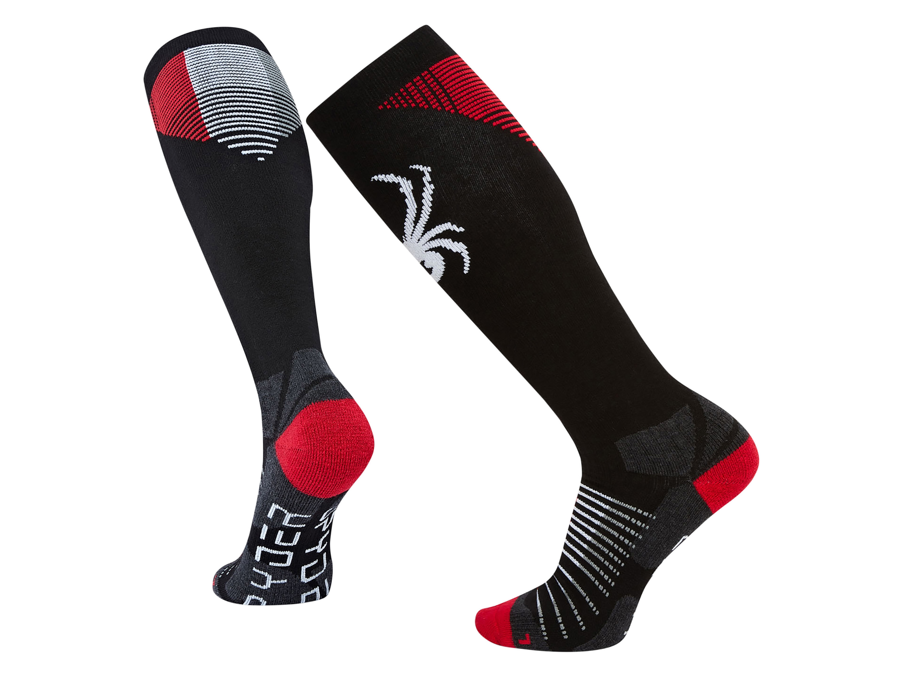 SPYDER Chaussettes de ski homme (noir/gris, 39-42)