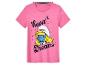 Un t-shirt rose avec Schtroumpfette et le texte 'Sweet Dreams'.