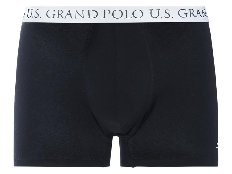 Boxers noirs U.S. Grand Polo : confort et style.