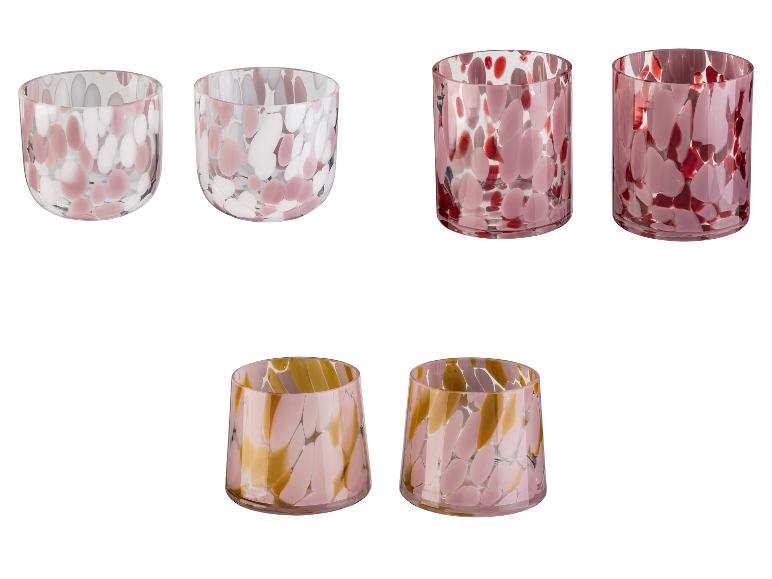 Lot de 2 photophores