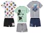 T-shirts et shorts pour enfants: Marvel, Mickey et Stitch.