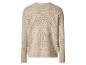 Pull en maille beige pour homme, vue de dos