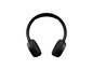Casque audio sans fil noir.