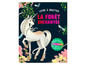 Un livre à gratter avec une licorne, qui a des effets magiques.