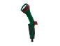 Pistolet pulvérisateur manuel vert pour tuyau d'arrosage avec détails rouges et noirs.