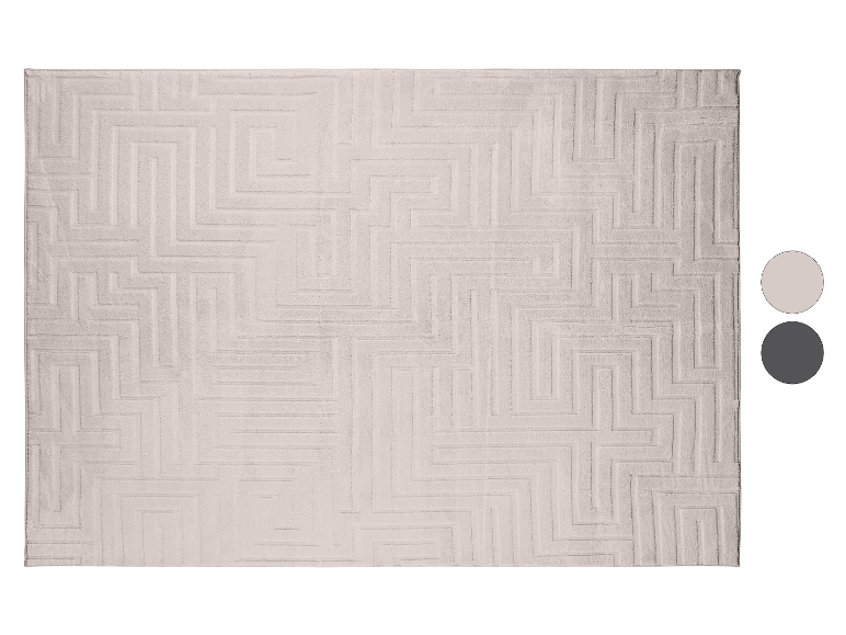 Tapis à poils longs, 160 x 230 cm