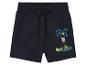 Shorts enfant Peppa Pig bleu marine, motif palmier.