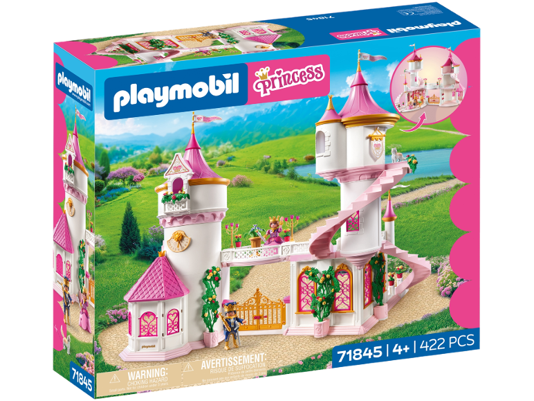 Boîte de jeu de château de princesse de 422 pièces pour enfants dès 4 ans