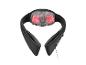 Une ceinture de massage noire avec des lumières rouges de la marque Silvercrest.