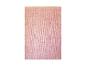 Un tapis rose avec un motif en zigzag.