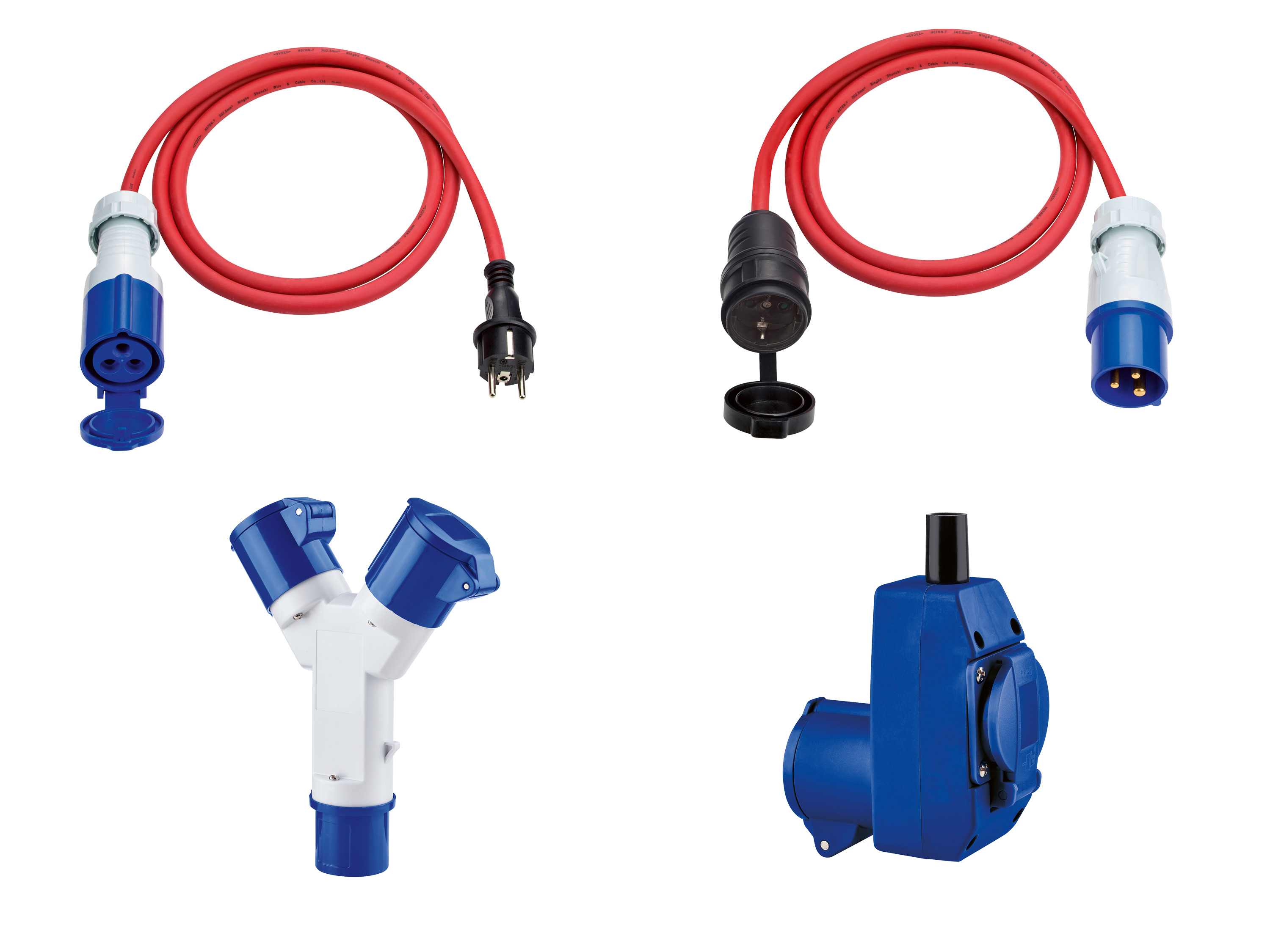 SILVERCREST® Câble adaptateur CEE ou Distributeur CEE ou Adaptateur coudé CEE