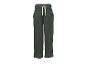 Pantalon en mousseline vert avec cordon de serrage blanc