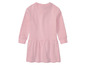 Robe rose à manches longues pour fille.