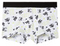 Boxer blanc à imprimé graffiti.