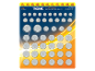 48 piles boutons TRONIC en blister.