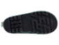 Semelle d'une botte de pluie vert clair.