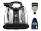 Nettoyeur de tapis portable Bissell SpotClean Pet Select avec brosse et solution de nettoyage.