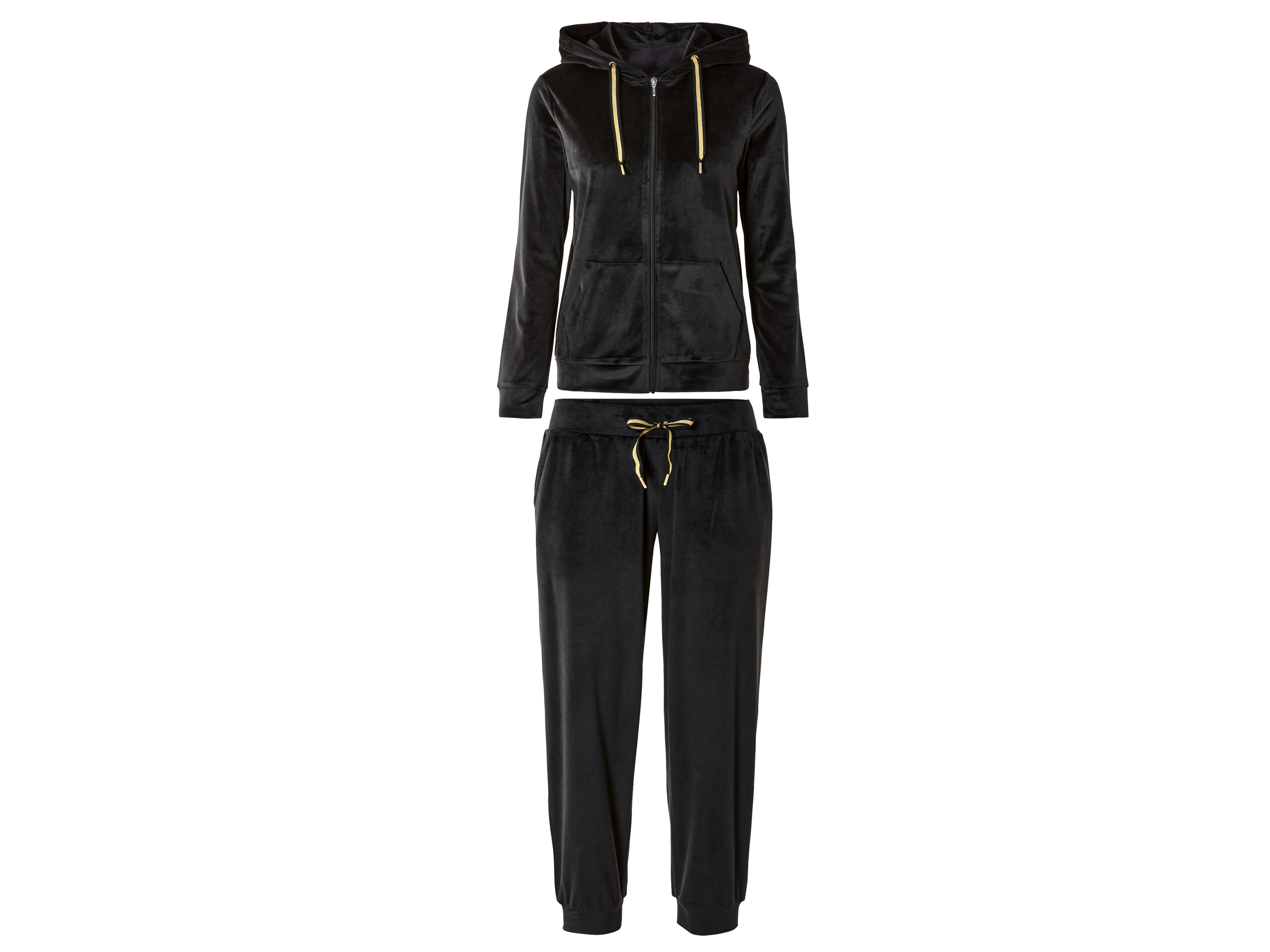 esmara® Ensemble en velours femme (noir)