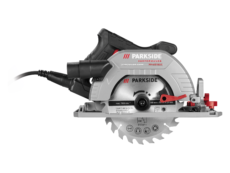 Scie circulaire PPHKS 1800 A1, 190 mm, 1800 W
