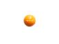 Balle anti-stress orange avec logo blanc