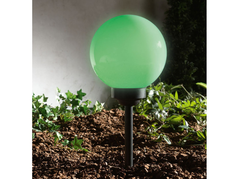 Aller en mode plein écran : LIVARNO home Balise solaire globe à LED, Ø 20 cm, 0,02 W - Image 7