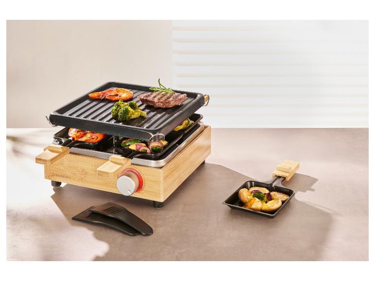 Raclette-gril en bambou