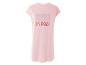 Pyjama rose pâle avec inscription «Snooze».