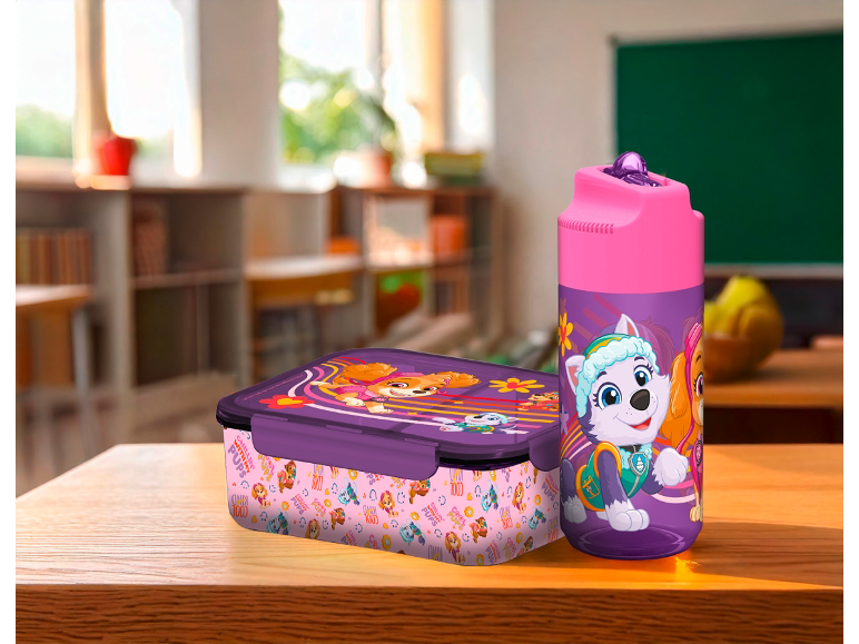Boîte à lunch et gourde Paw Patrol pour enfants.