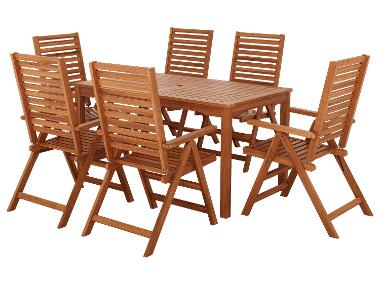 LIVARNO® Table de jardin + Lot de 6 fauteuils Sevilla