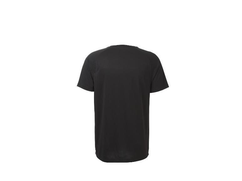 T-shirt de sport noir pour homme, vue de dos