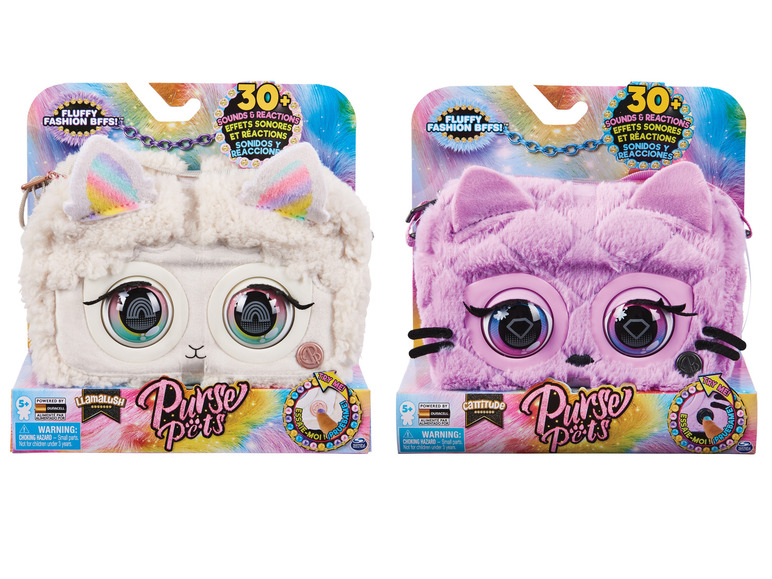 Aller en mode plein écran : Spinmaster Sac enfant Purse Pets en peluche - Image 1