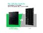 Comparaison de modules solaires: monocristallin en silicium (30% du poids) vs verre.