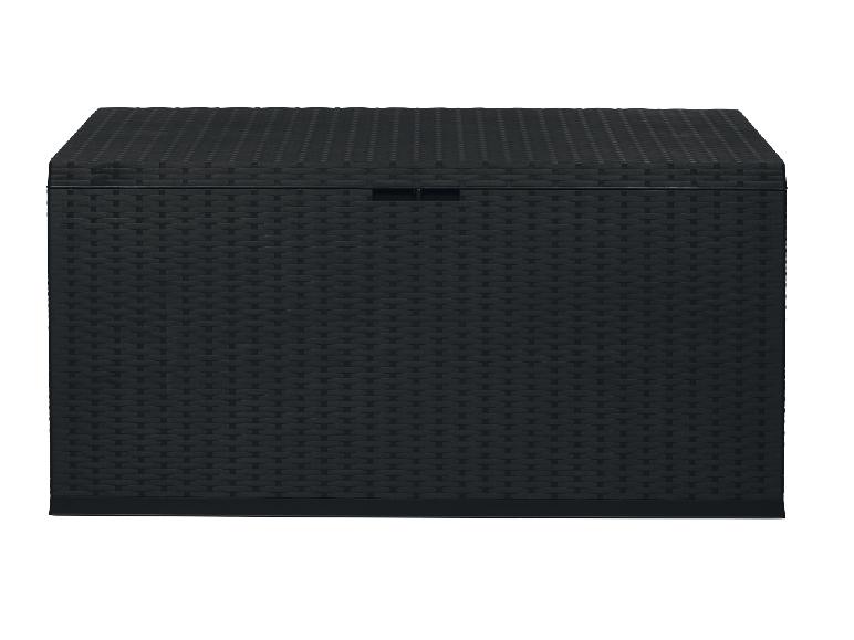 LIVARNO home Coffre de rangement, 350 L, noir