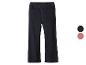 Pantalon en velours côtelé pour fille, coupe évasée, disponible en noir et rose.