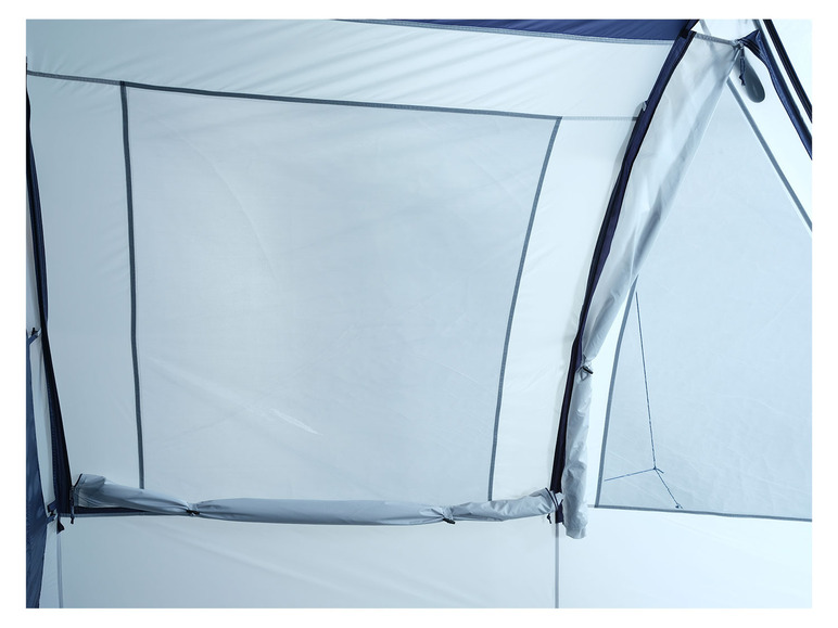 Aller en mode plein écran : TAMBU Tente tunnel familiale pour 5 personnes, gris/bleu PORIBAR - Image 8