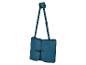 Un sac à bandoulière bleu marine, parfait pour les voyages.