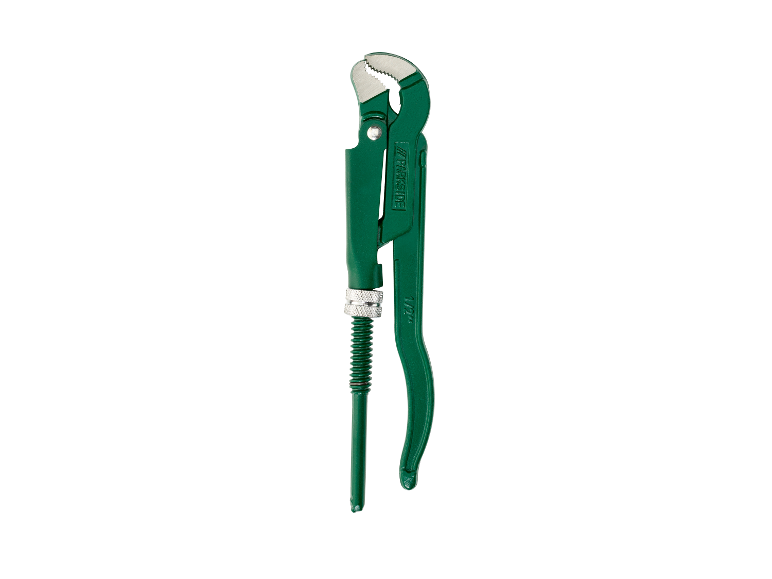 Une clé à tuyauter Parkside verte.